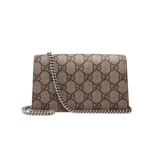 BORSA A SPALLA DIONYSUS GG SUPREME MICRO EBANO - immagine 2