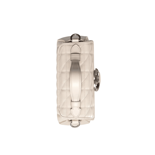 BORSA A MANO MINI DONNA GG MARMONT MATELASSÉ BIANCO - immagine 2