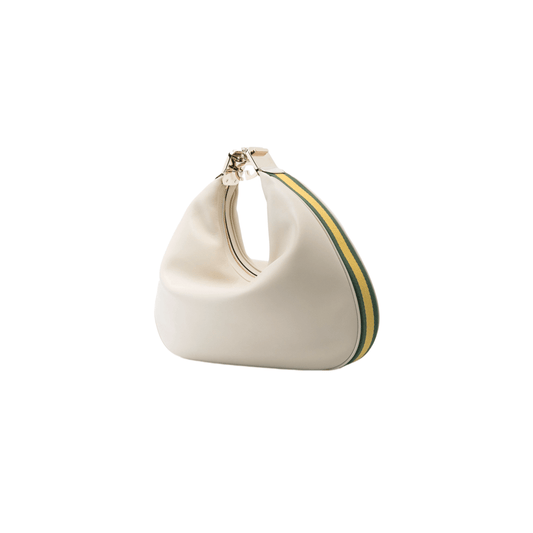 BORSA A SPALLA ATTACHE MEDIA CREMA - immagine 2