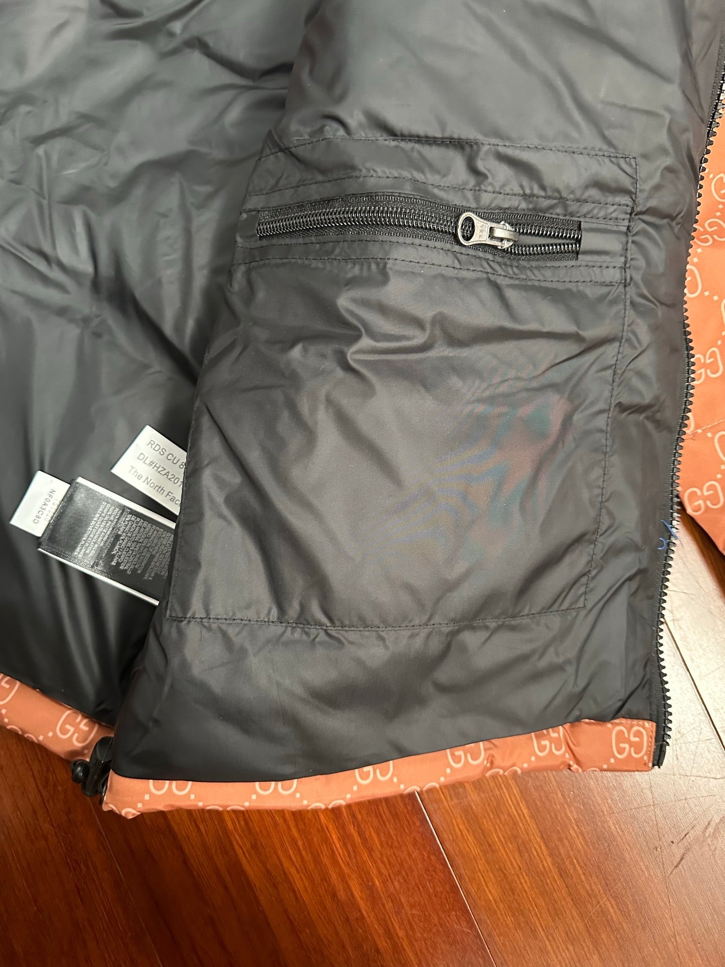 North Face and Gucci's joint down jacket