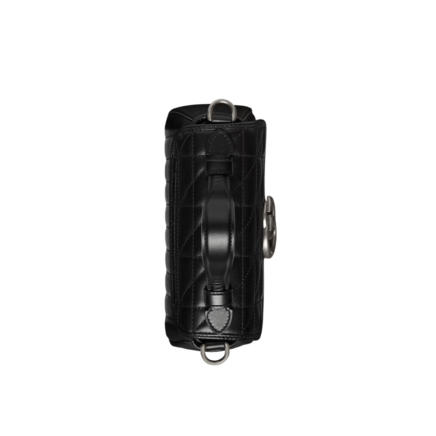 BORSA A MANO MINI DONNA GG MARMONT MATELASSÉ NERO - immagine 2