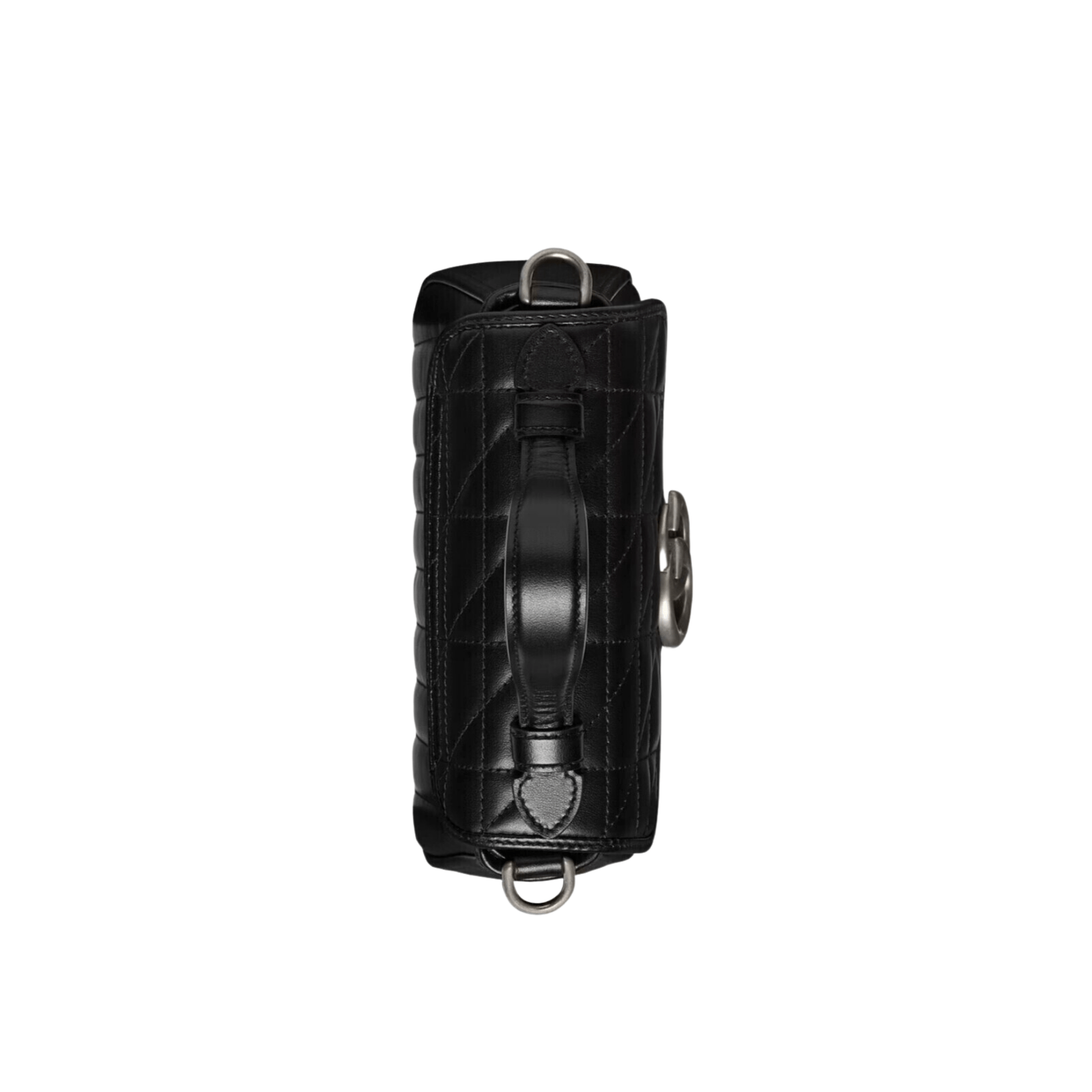 BORSA A MANO MINI DONNA GG MARMONT MATELASSÉ NERO - immagine 2