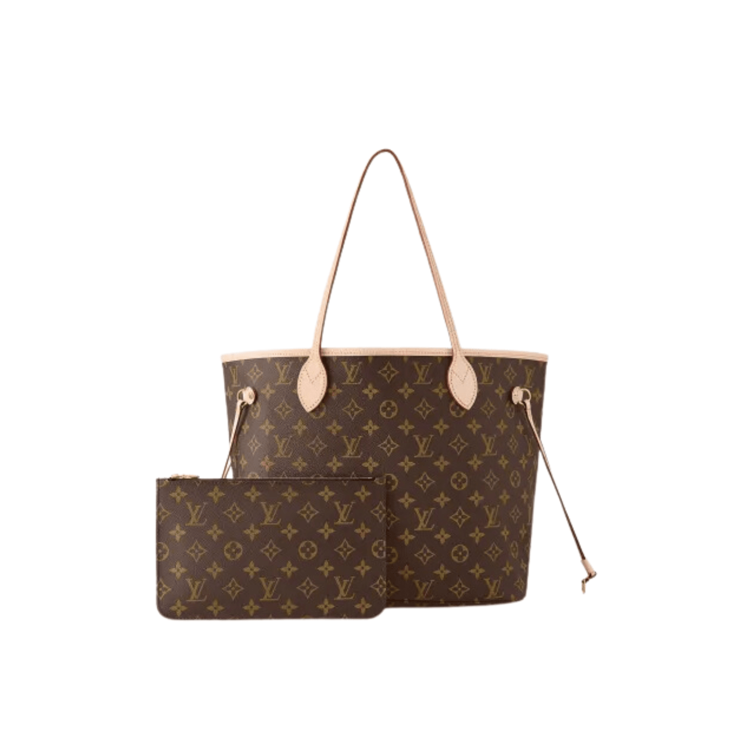 BORSA NEVERFULL MM TELA MONOGRAM / BEIGE - immagine 2