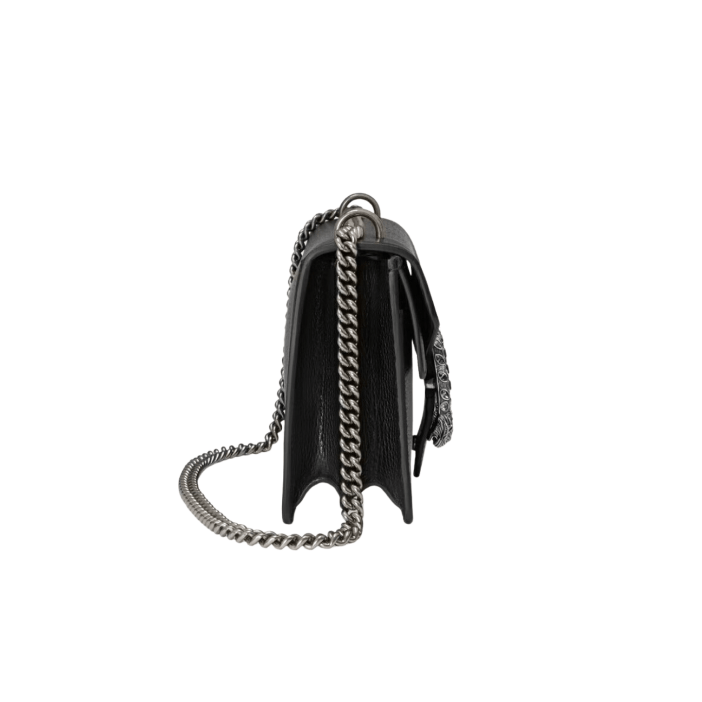 BORSA A TRACOLLA DIONYSUS IN PELLE NERA - immagine 4