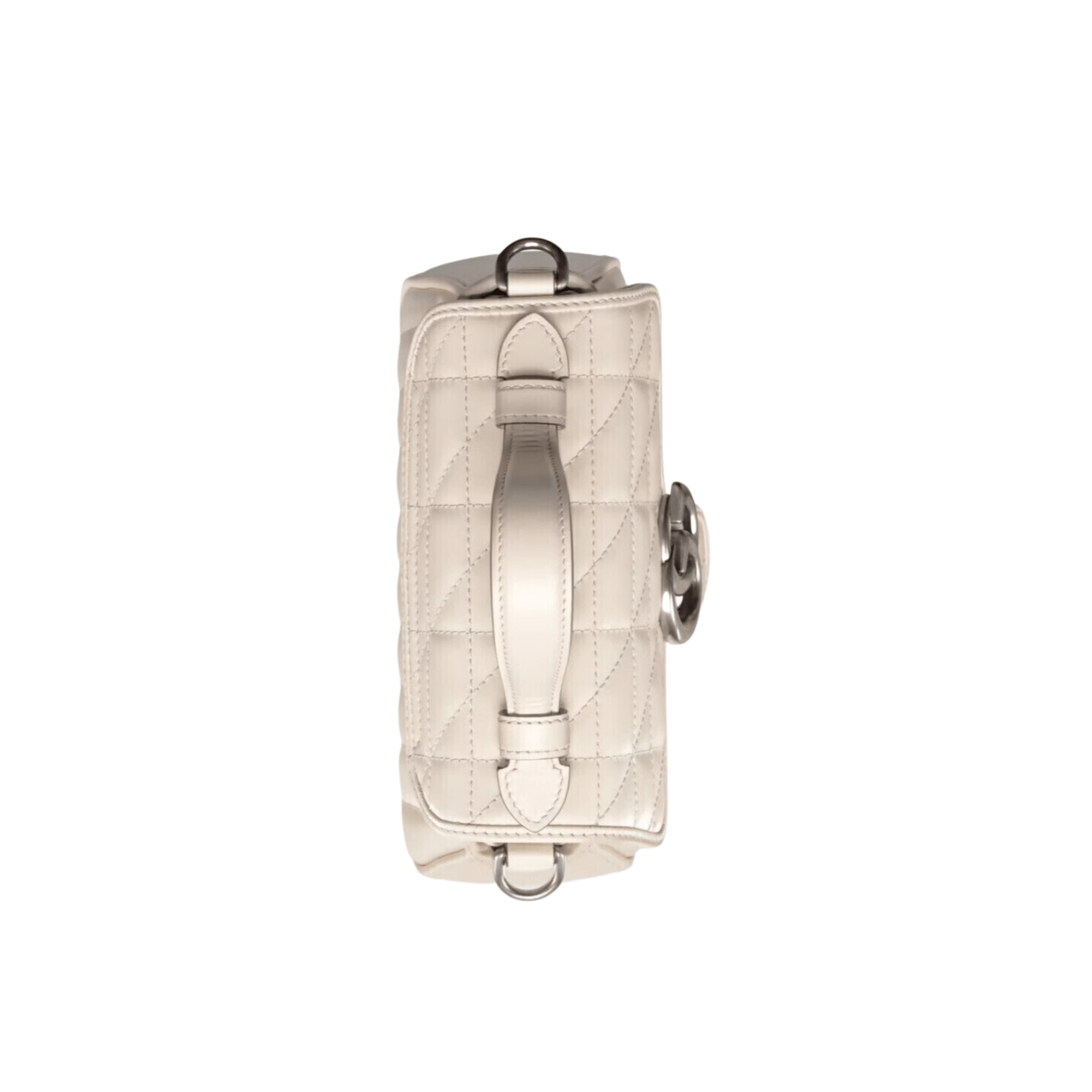 BORSA A MANO MINI DONNA GG MARMONT MATELASSÉ BIANCO - immagine 2