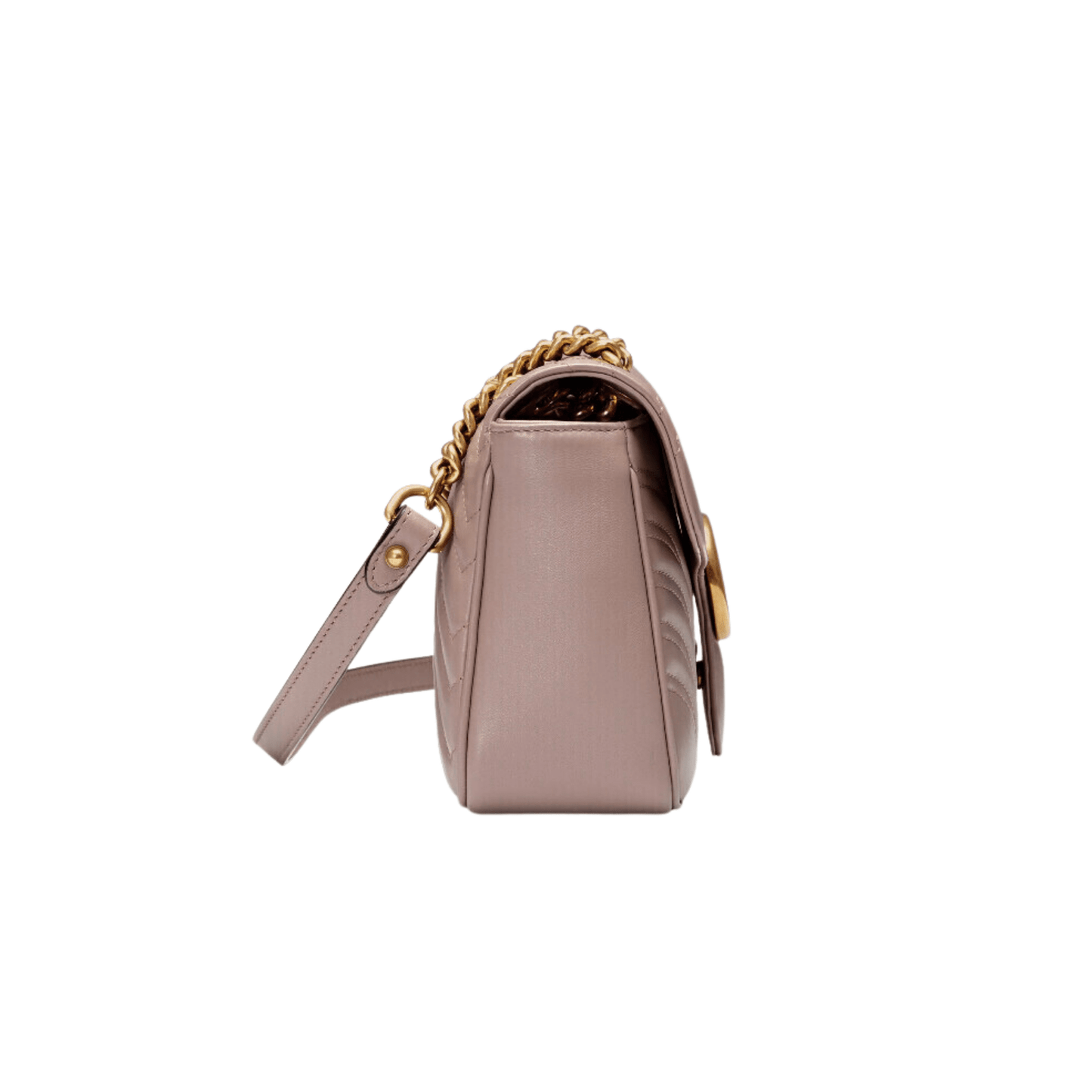 BORSA A SPALLA DONNA LOGO GG MARMONT PICCOLA IN PELLE COLORE CIPRIA - immagine 4