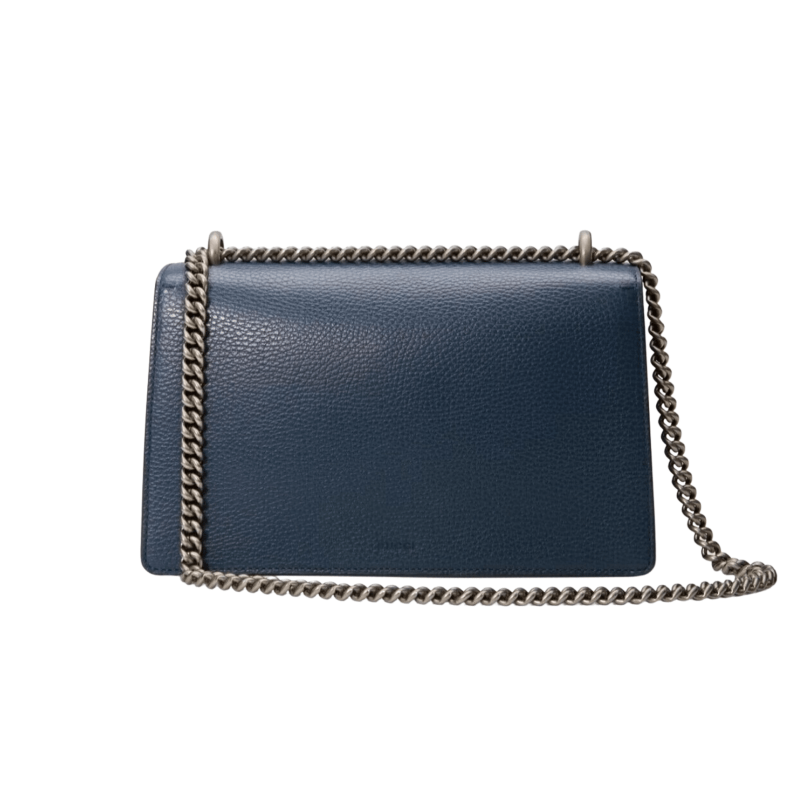 BORSA A TRACOLLA DIONYSUS IN PELLE BLU - immagine 3