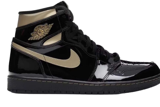 Jordan 1 Retro High nero oro