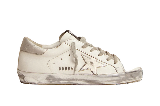 GOLDEN GOOSE FOXING SPARCLE ARGENTO