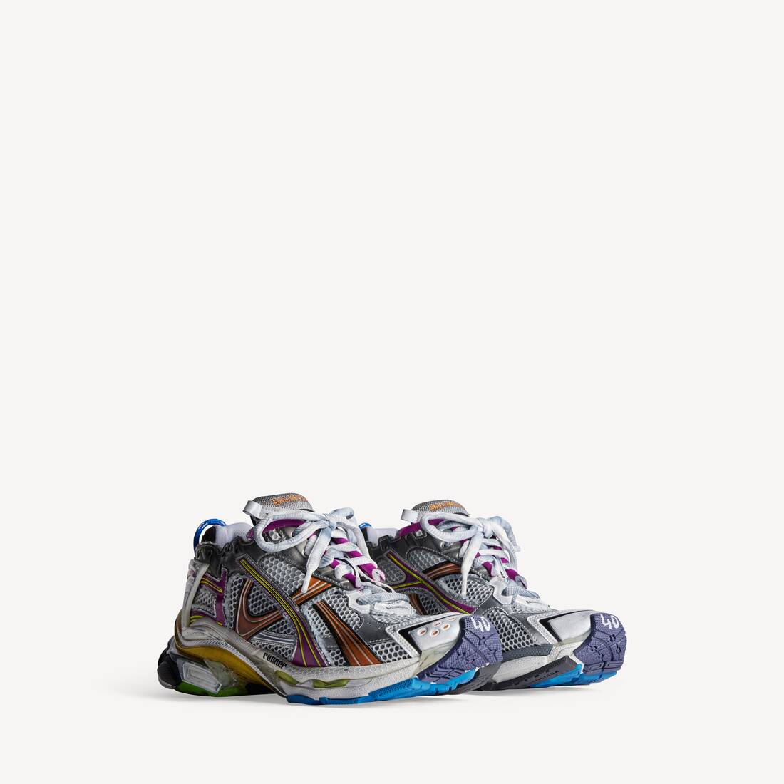 Men's Runner Sneaker in Multicolor | Balenciaga United States EN - Image 2