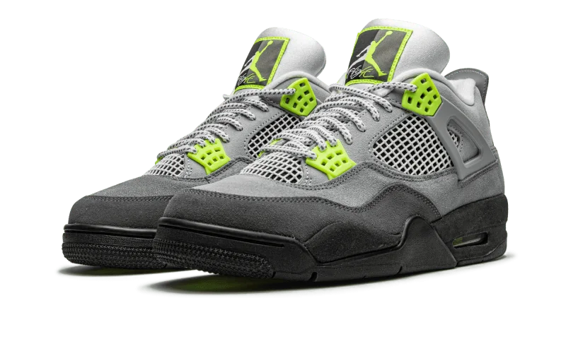 Air Jordan 4 Neon Volt