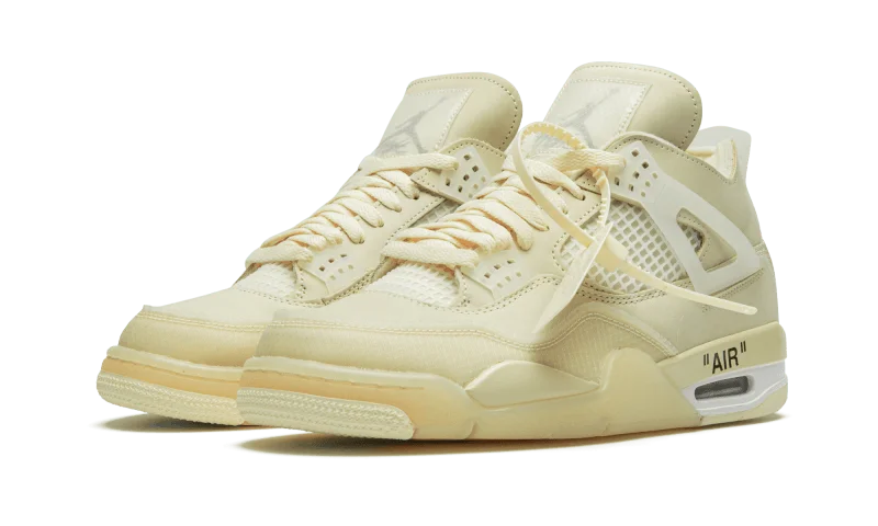 Air Jordan 4 X off white SAIL
