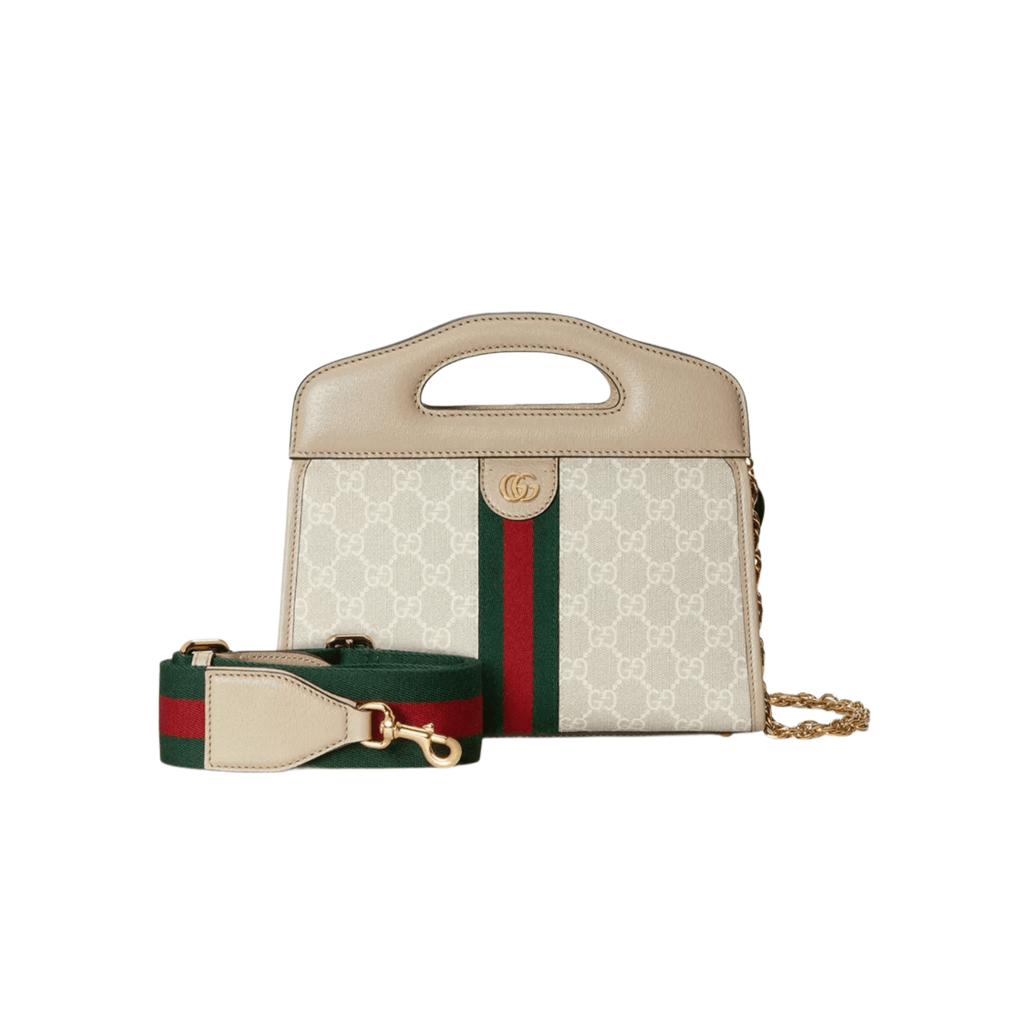 BORSA A TRACOLLA OPHIDIA MINI GG SUPREME OATMEAL - immagine 2
