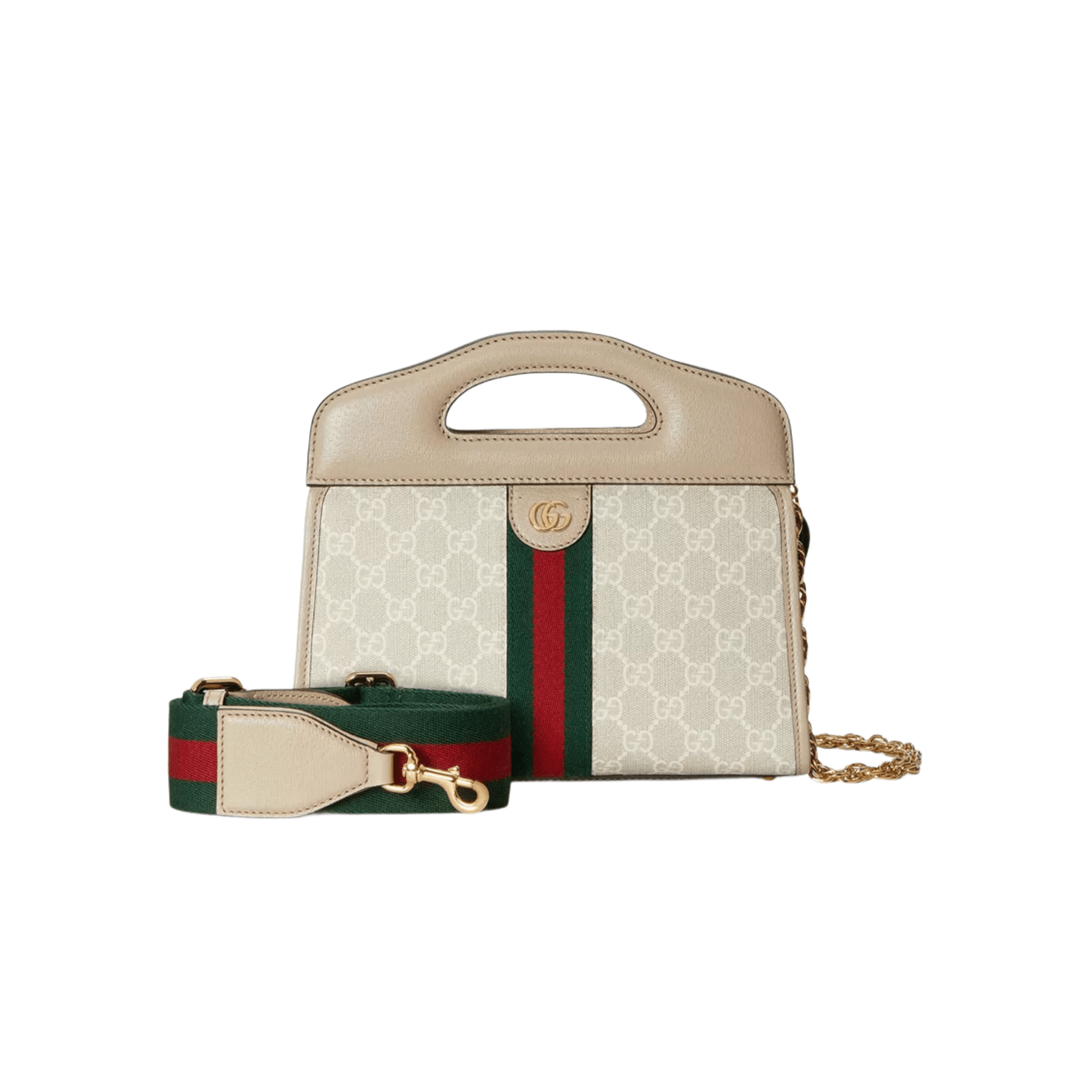 BORSA A TRACOLLA OPHIDIA MINI GG SUPREME OATMEAL - immagine 2