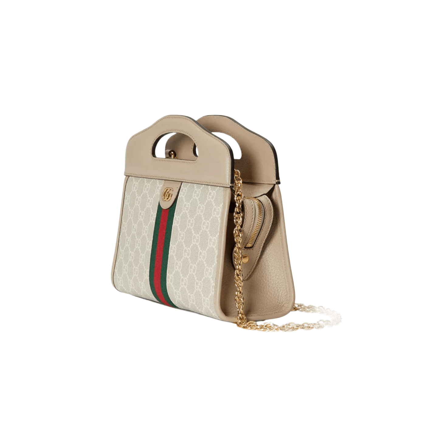 BORSA A TRACOLLA OPHIDIA MINI GG SUPREME OATMEAL - immagine 4