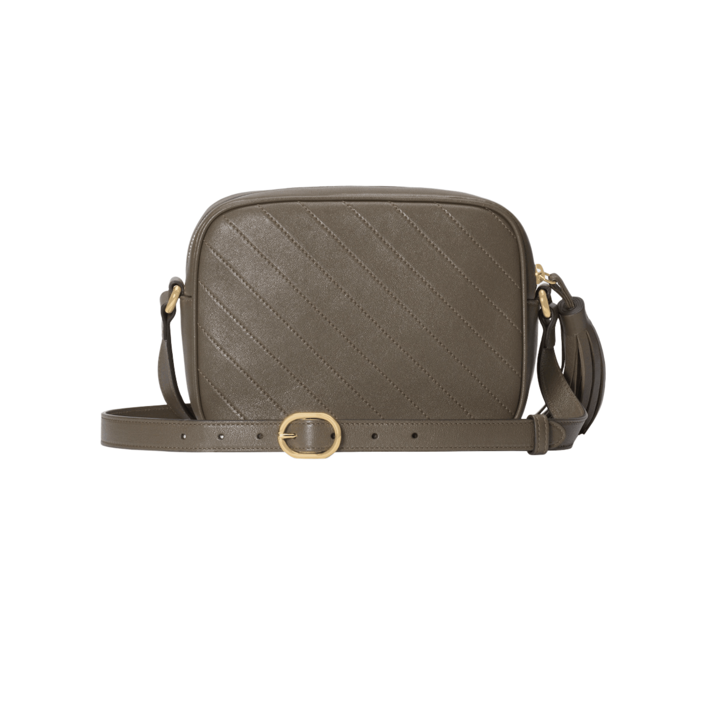 BORSA A SPALLA BLONDIE PICCOLA IN PELLE MARRONE - immagine 2