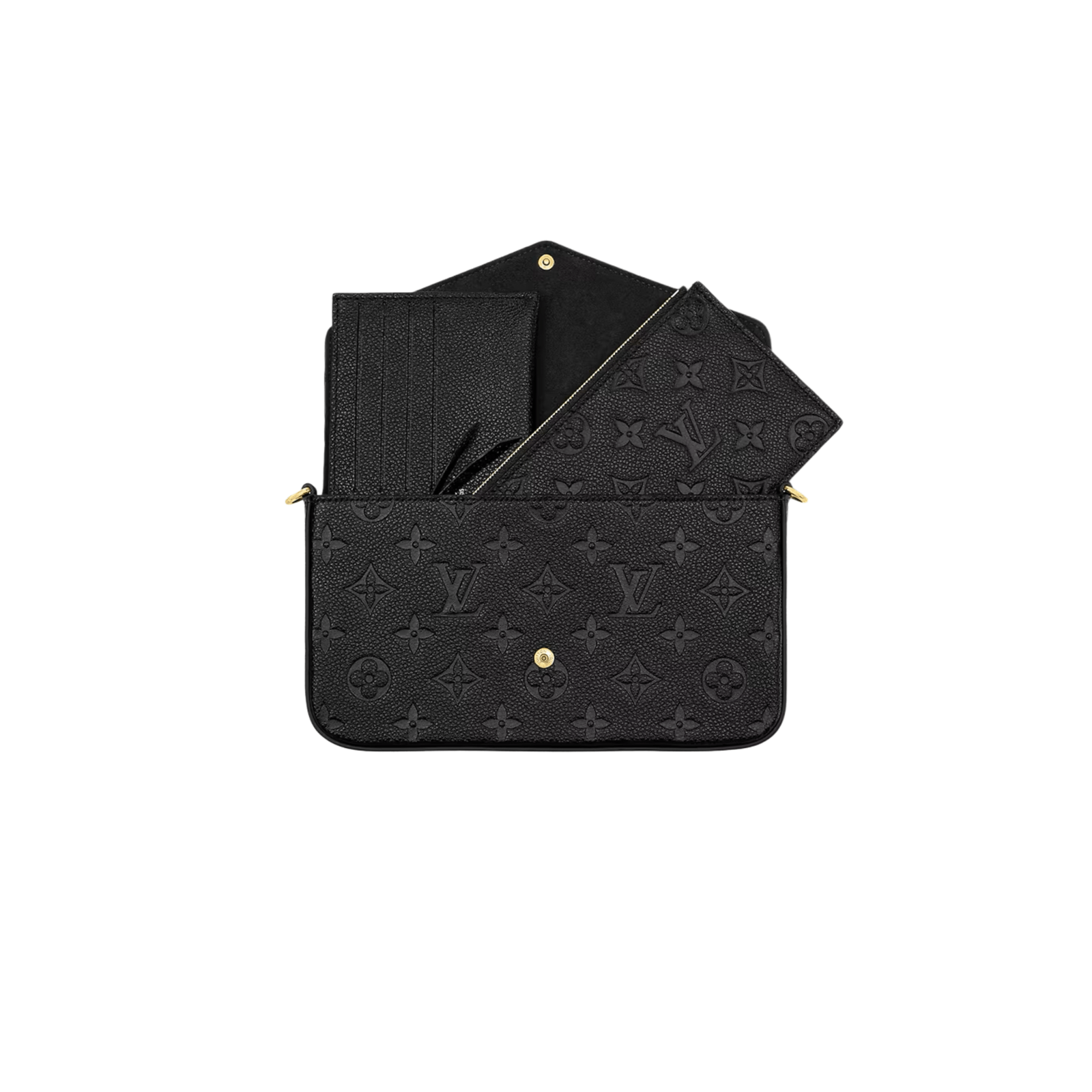 POCHETTE FÉLICIE MONOGRAM EMPREINTE NERA - immagine 2