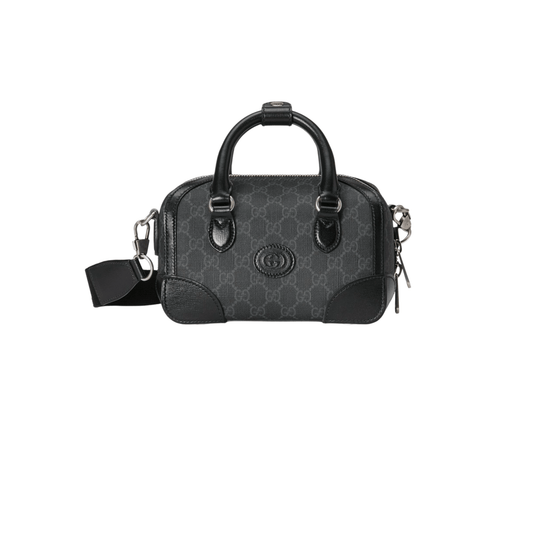BORSA DA VIAGGIO PICCOLA CON G TELA SUPREME NERA