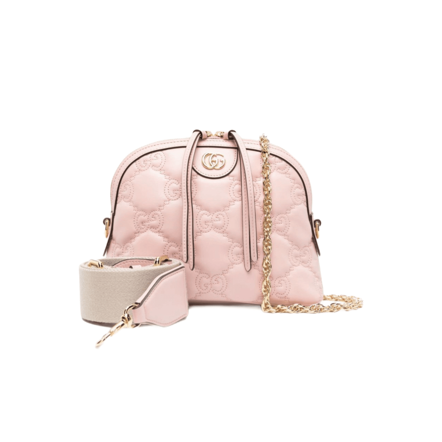 BORSA GG PICCOLA MATELASSÉ BIANCA - immagine 3