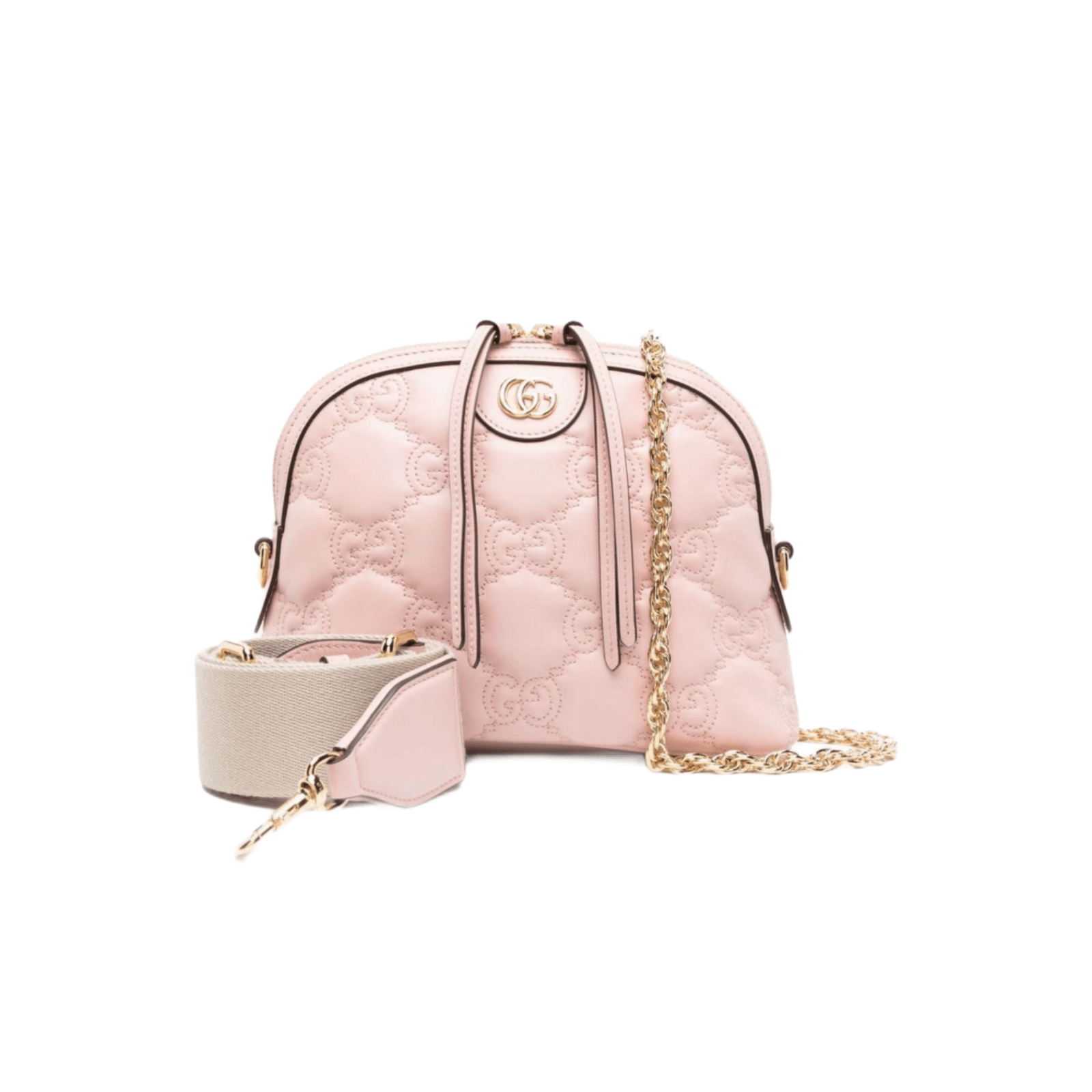BORSA GG PICCOLA MATELASSÉ BIANCA - immagine 3