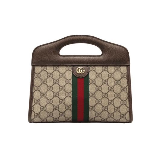 BORSA A TRACOLLA OPHIDIA MINI GG SUPREME BEIGE