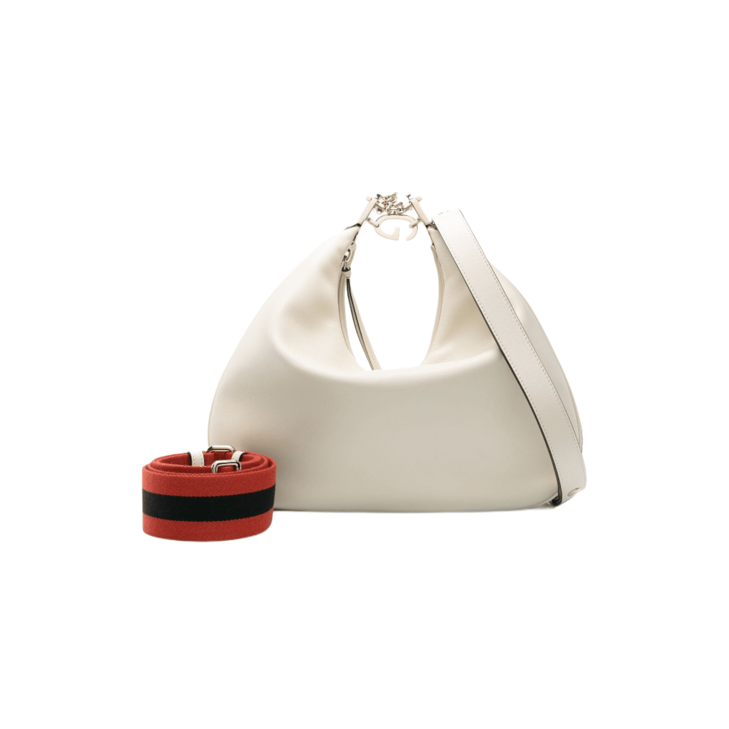 BORSA A SPALLA ATTACHE MEDIA CREMA - immagine 3