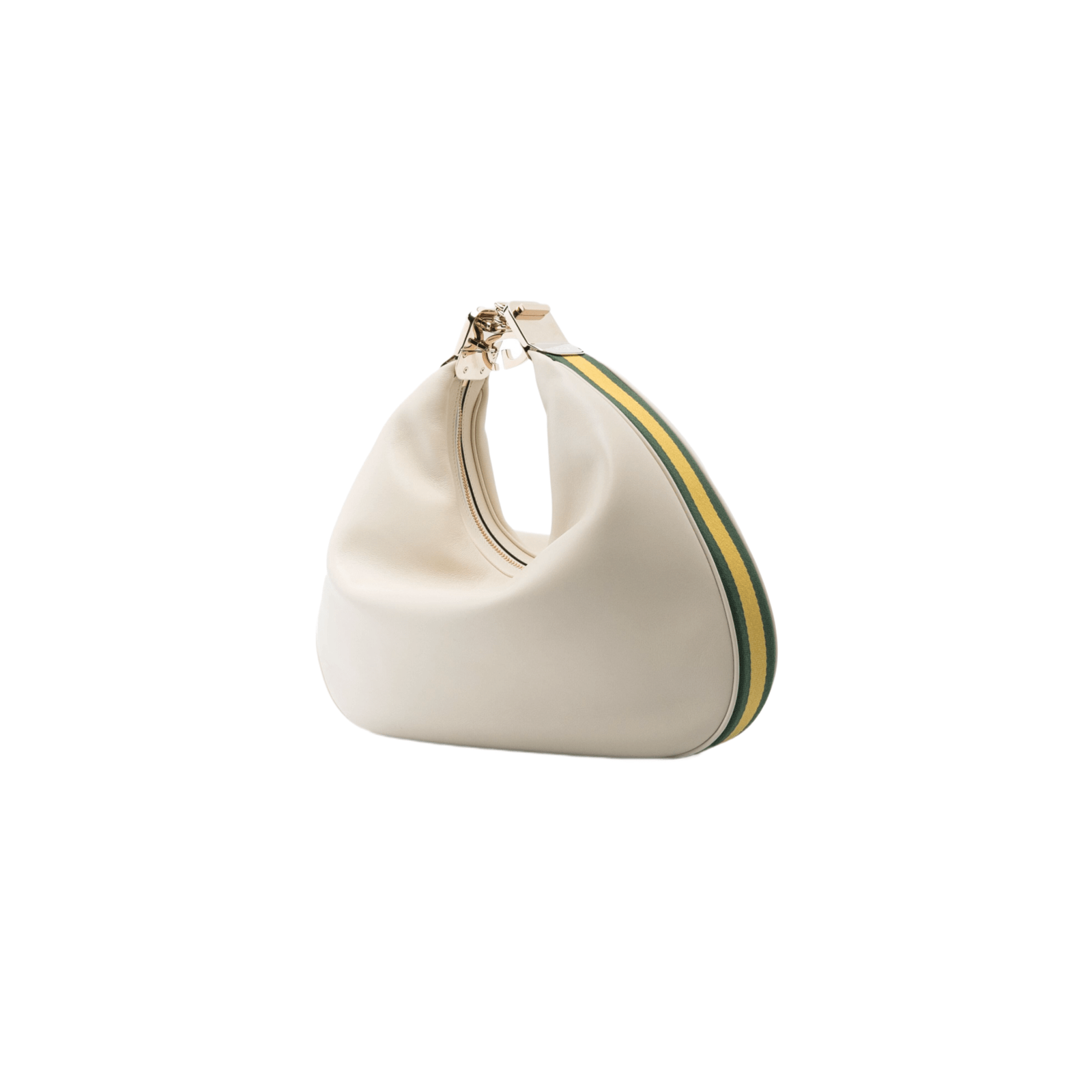 BORSA A SPALLA ATTACHE MEDIA CREMA - immagine 2