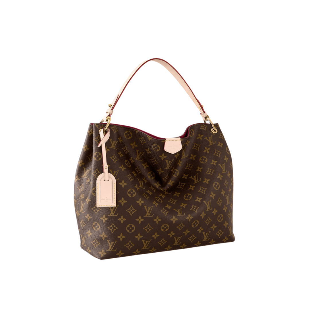 BORSA GRACEFULL MM TELA MONOGRAM ROSA PEONIA - immagine 5