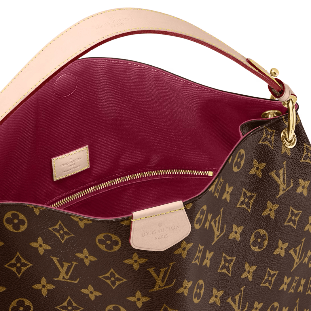 BORSA GRACEFULL MM TELA MONOGRAM ROSA PEONIA - immagine 2