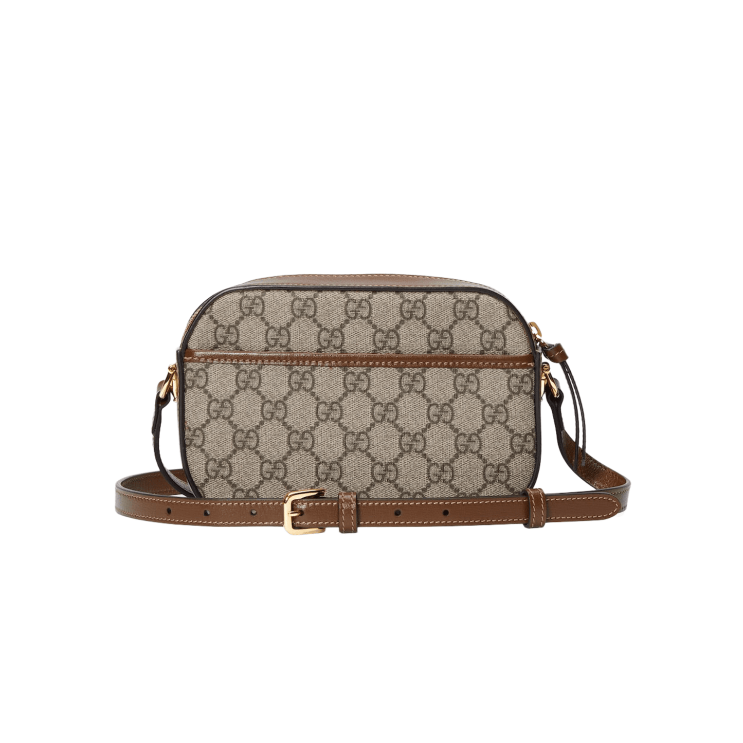 BORSA A SPALLA HORSEBIT 1955 MISURA PICCOLA SUPREME BEIGE ED EBANO - immagine 2