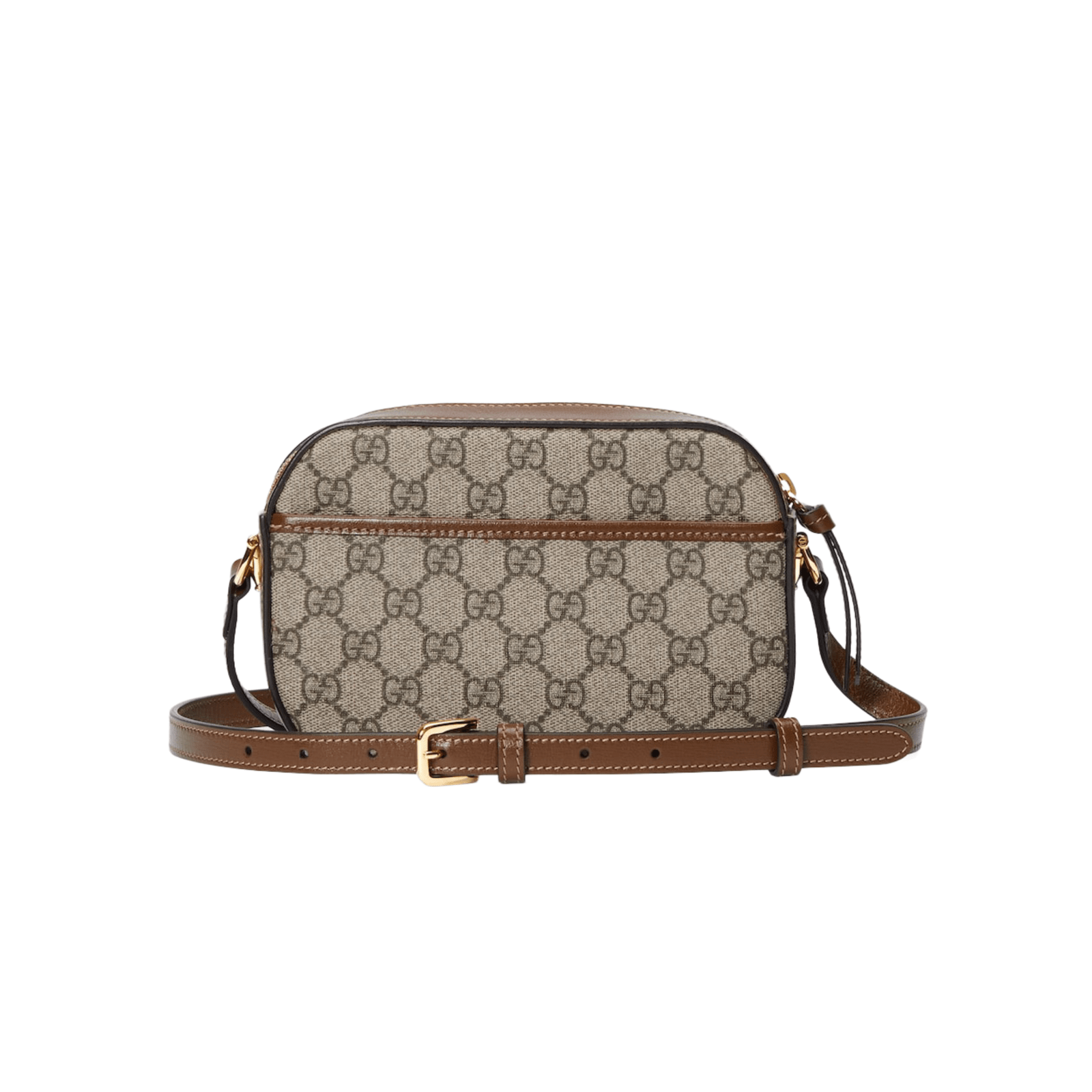 BORSA A SPALLA HORSEBIT 1955 MISURA PICCOLA SUPREME BEIGE ED EBANO - immagine 2
