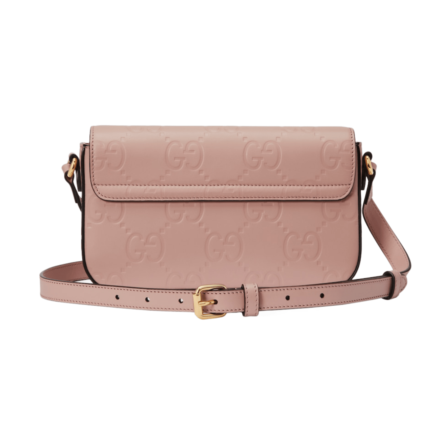 BORSA A SPALLA MINI GG IN PELLE CIPRIA - immagine 2