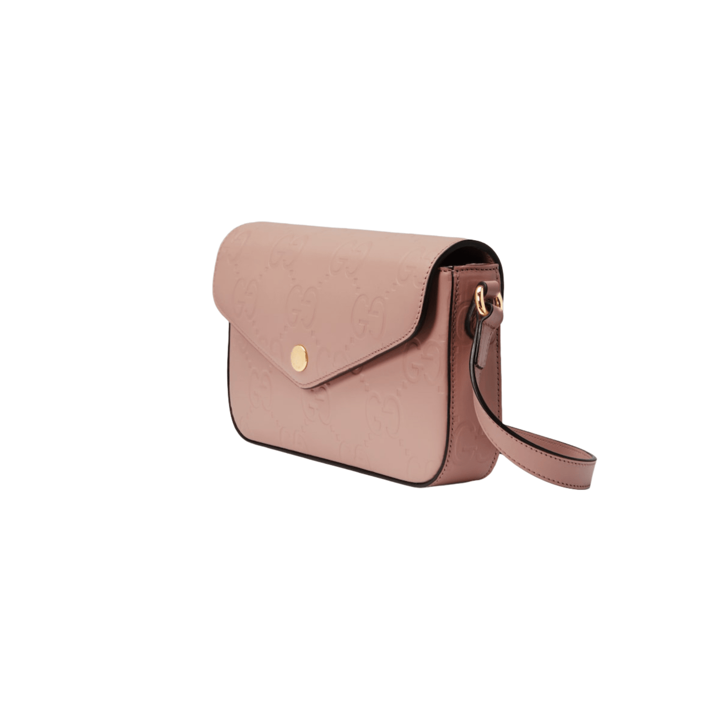 BORSA A SPALLA MINI GG IN PELLE CIPRIA - immagine 3