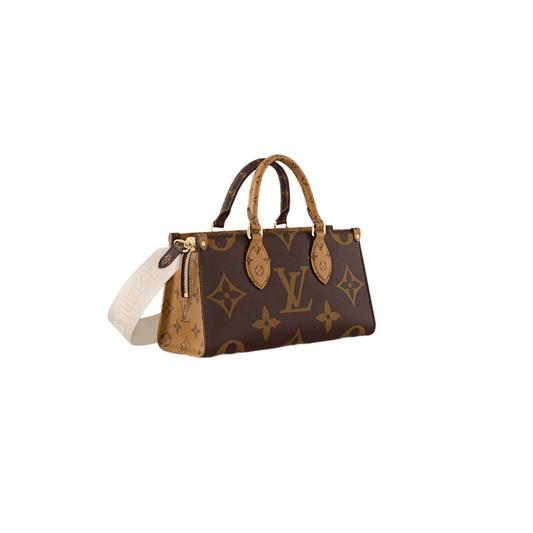 BORSA ON THE GO EAST WEST IN PELLE MONOGRAM EMPREINTE MONOGRAM REVERSE CANVAS - immagine 2